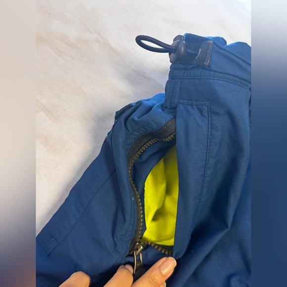 GAP Fleece-Lined Snow Pants Men’s Medium (32–34)Blue/Neon Yellow Vintage Outdoor - Picture 5 of 7